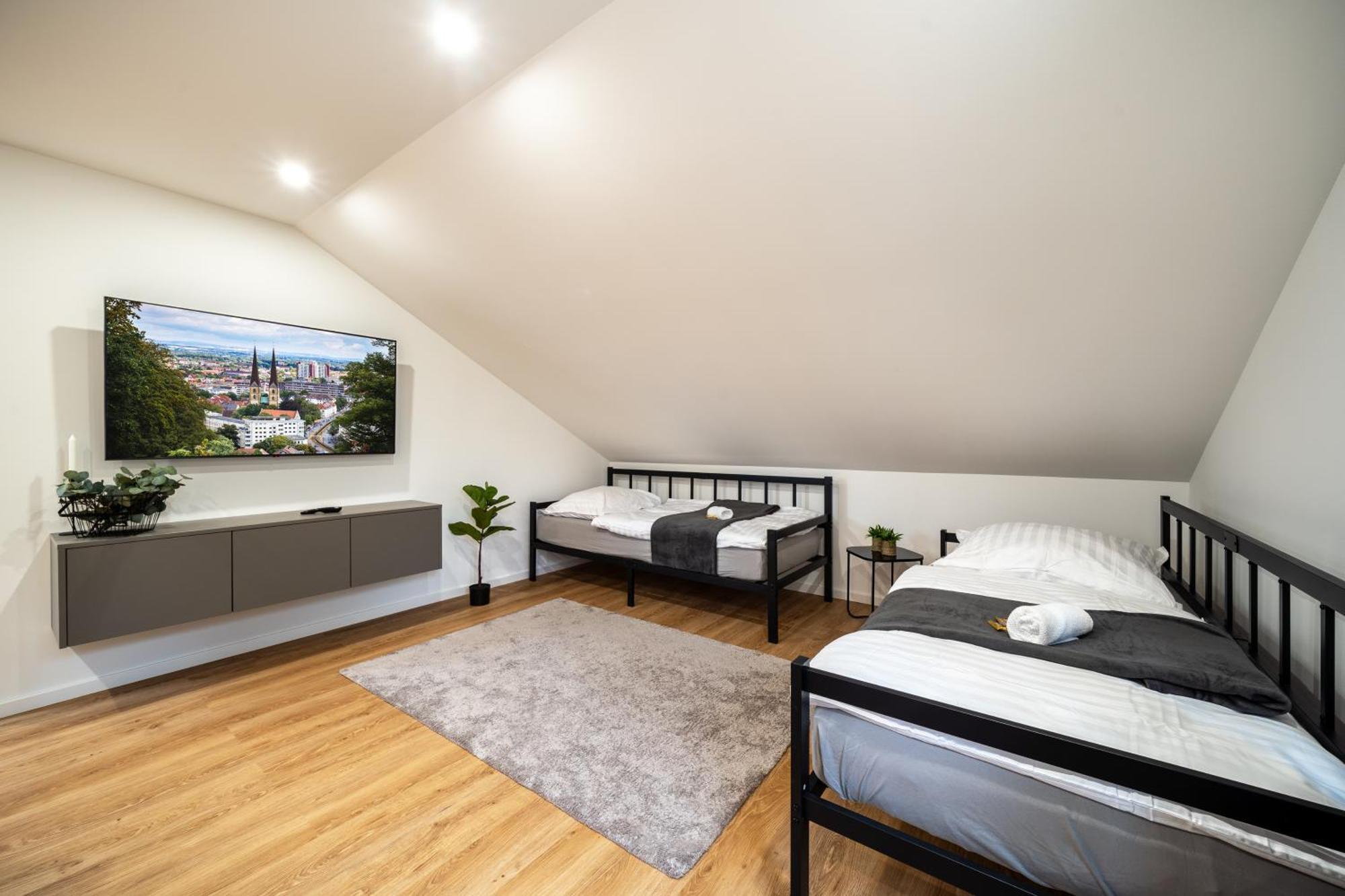 Apartment Milse - Modern. Stylisch Bielefeld Bagian luar foto